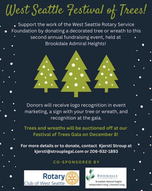 West Seattle Festival of Trees fundraiser seeks decorated trees and wreaths Westside Seattle